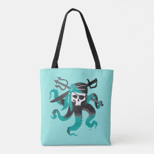 Tote Bag Descendants  Uma  Logo crânien pirate