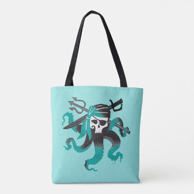 Tote Bag Descendants| Uma| Logo crânien pirate (Dos)