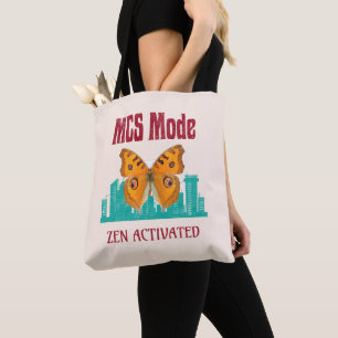 Tote Bag Description de l'activation du mode MCS Zen Papill