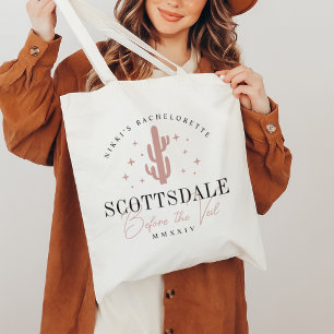 Tote Bag Desert Cactus Scottsdale Bachelorette Party