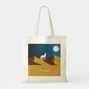 Tote Bag Desert Coyote Howling Pleine lune Thunder_Cove