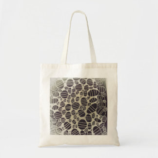Tote Bag Design d'art abstrait noir et blanc