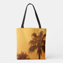 Design de plage de palmiers d'été