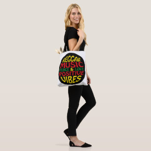 Tote Bag Design de reggae avec des paroles et des citations