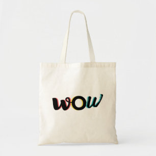 Tote Bag Design de typographie moderne, amusant, coloré de