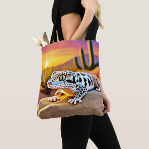 Tote Bag Design du désert de Leopard Gecko