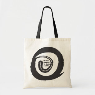 Tote Bag Design élégant Mon père est sur le point de craque