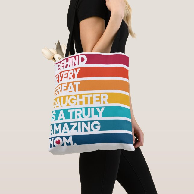 Tote Bag Design élégant pour la Journée des mamans (De près)
