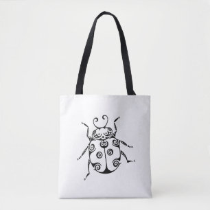 Tote Bag Design Ladybug