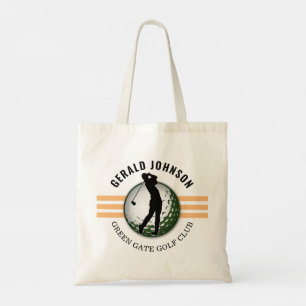 Tote Bag Design minimaliste élégant de Golfeur