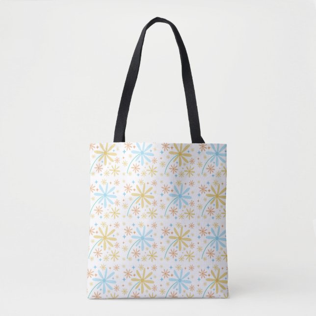Tote Bag Design motif de fleurs mignonnes (Devant)