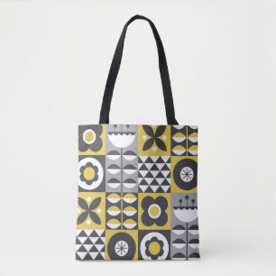 Tote Bag Design motif fluide et fluide. Style scandinave