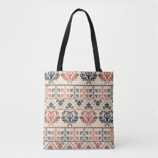 Tote Bag Design motif sans couture avec Palestini tradition