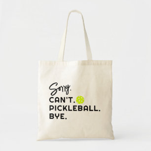 Tote Bag Désolé ne peut pas Pickleball Funny Unique tendanc