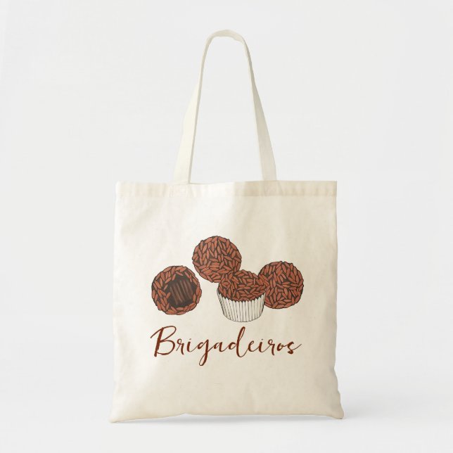 Tote Bag Dessert de Brigadeiros brésilien de truffes de cho (Devant)