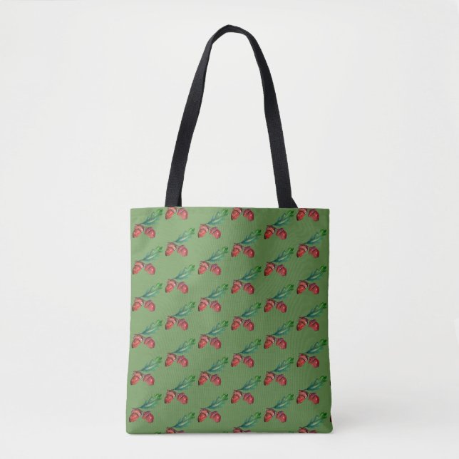 Tote Bag Dessin Acorns, Fourre-tout Automne (Devant)