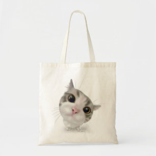 Tote Bag Dessin animé de chaton tabby mignon