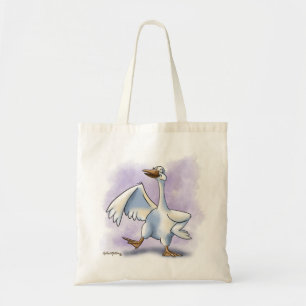 Tote Bag Dessin animé d'oie dansante