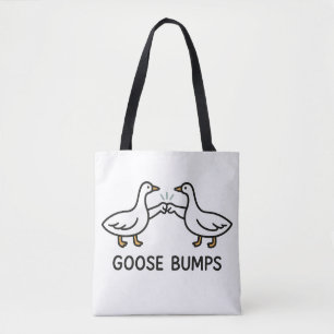 Tote Bag Dessin animé drôle de chair de poule, geese faisan