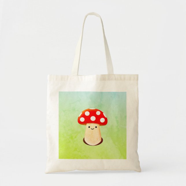 Tote Bag Dessin de champignons mignons (Devant)