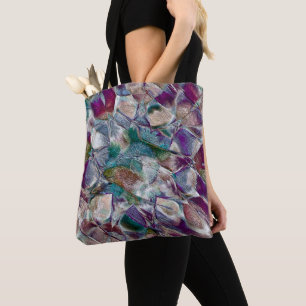 Tote Bag Dessin de fleur à peine visible dans un style très
