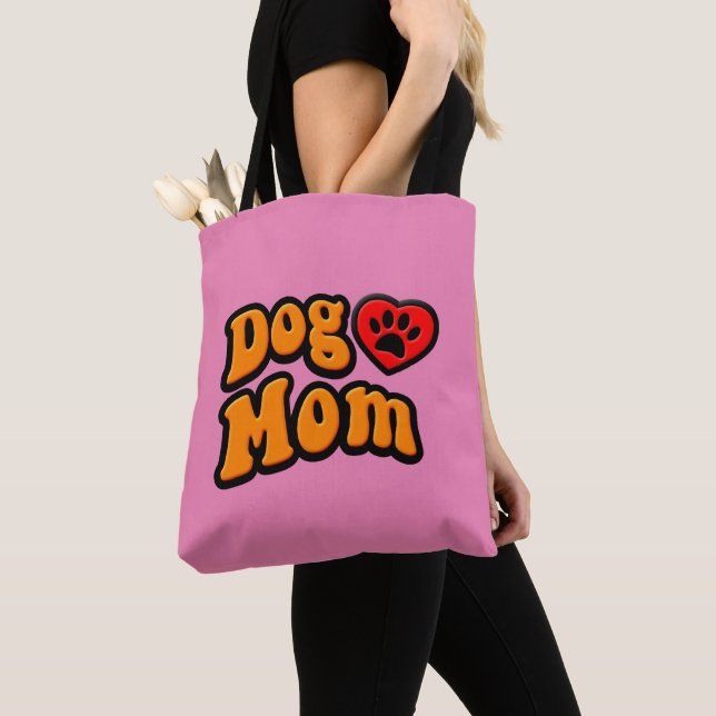 Tote Bag Dessin de maman de chien super (De près)