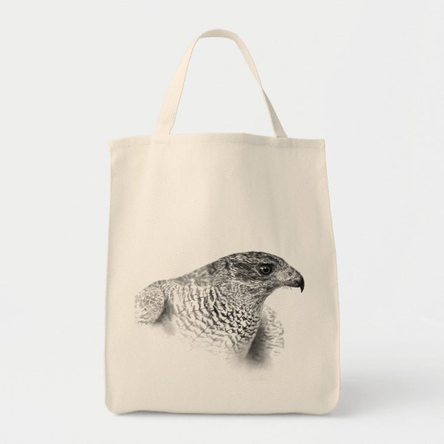 Tote Bag Dessin Goshawk (Devant)