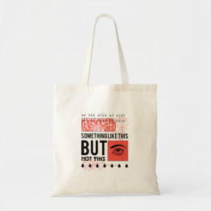 TOTE BAG DESSIN INCROYABLE DE FLEUR ET D'ŒIL