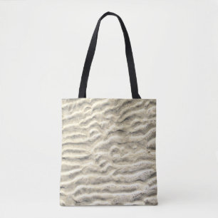 Tote Bag Dessiné dans le sable sur un