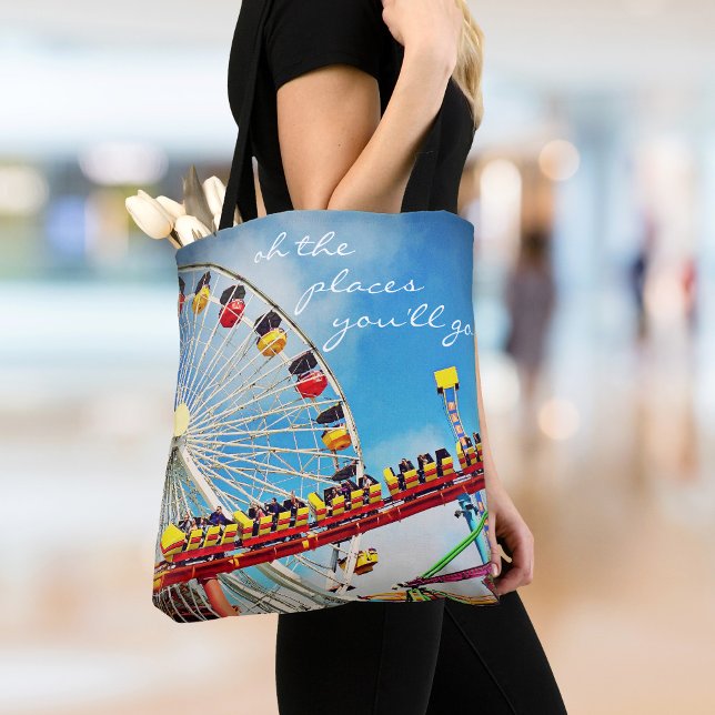 Tote Bag Dessous de verre à rouleaux Ferris places (Créateur téléchargé)