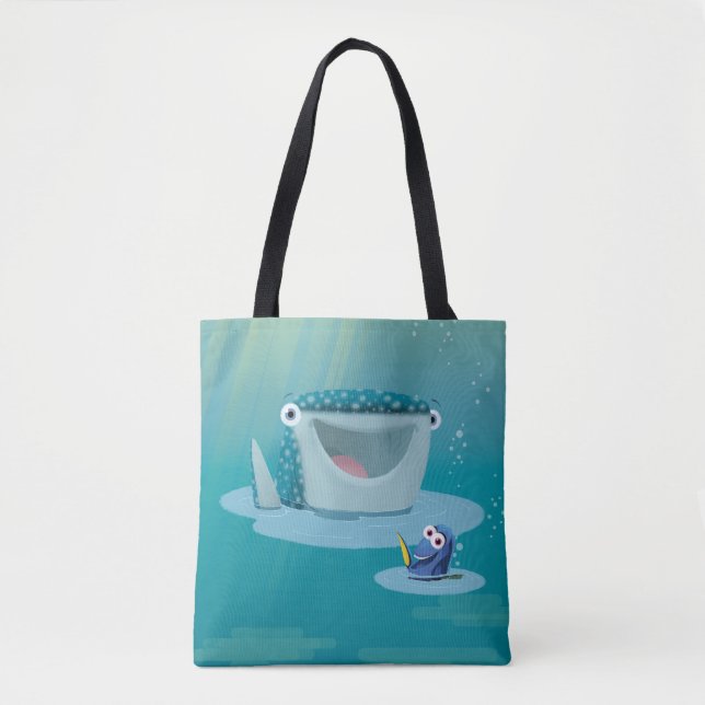 Tote Bag Destin & Dory| Bulles (Devant)