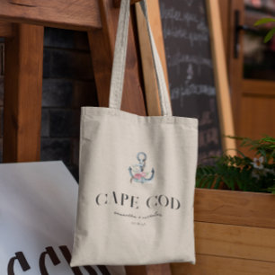Tote Bag Destination Ancre Florale   Mariage de Bienvenue