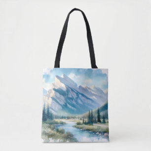 Tote Bag Destination de l'anniversaire Mariage de Mountain