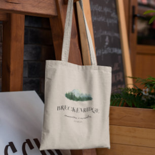 Tote Bag Destination de montagne Bienvenue de mariage