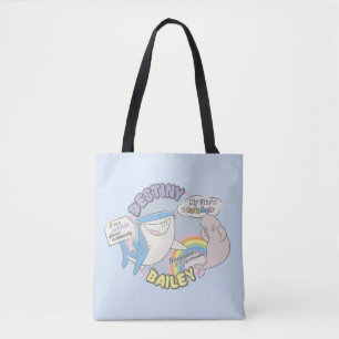 Tote Bag Destiny & Bailey Comic Graphic