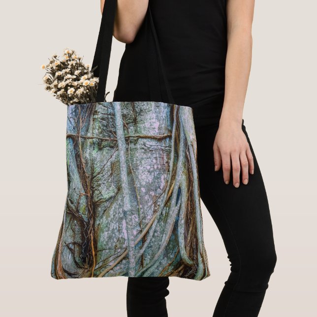 Tote Bag Détails d'une Fig Strangler de Floride (De près)