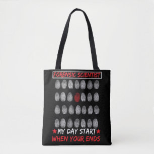 Tote Bag Détecteur d'ADN d'empreintes digitales en science