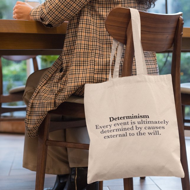 Tote Bag Déterminisme Définition Aucune libre volonté Déter (Créateur téléchargé)