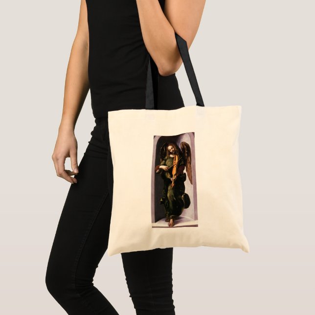Tote Bag Deux anges différents par Léonard de Vinci (Devant (produit))