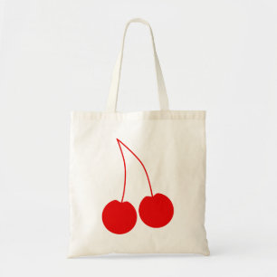 Tote Bag Deux cerises rouges