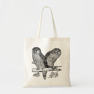 Tote Bag Deux Chouettes