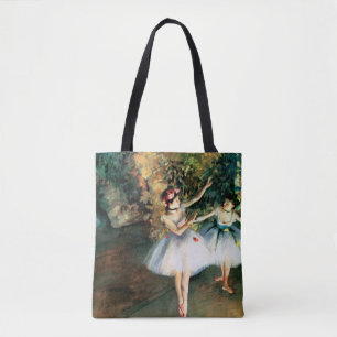 Tote Bag Deux danseurs sur une étape dégazent par