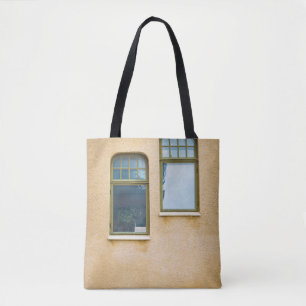 TOTE BAG DEUX FENÊTRES EN VERRE DE CADRE GRIS