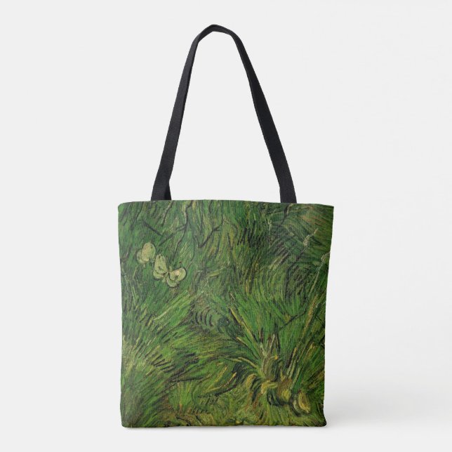 Tote Bag Deux papillons blancs par Vincent van Gogh (Dos)