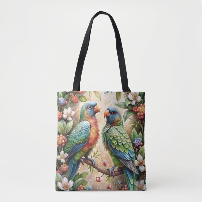 Tote Bag Deux perroquets (Devant)