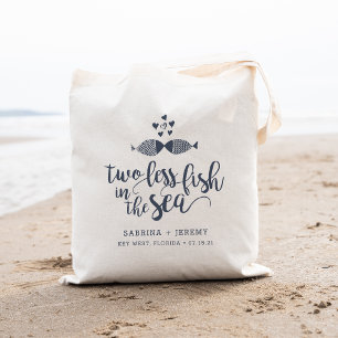 Tote Bag Deux si par mer   Faveur de mariage