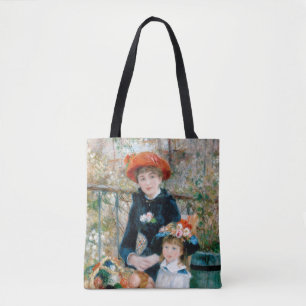 Tote Bag Deux Soeurs en terrasse par Renoir