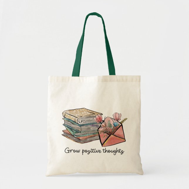 Tote Bag Développer des pensées positives (Devant)