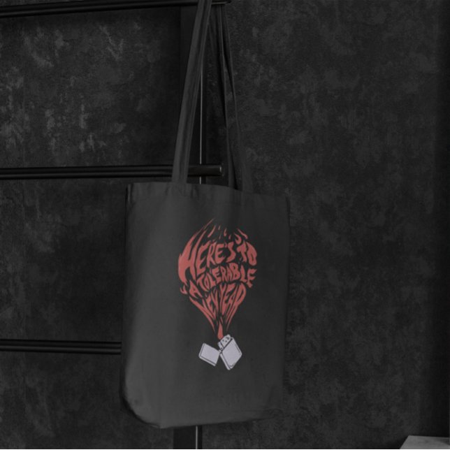 Tote Bag Devis tolérable contre le Nouvel An (Créateur téléchargé)