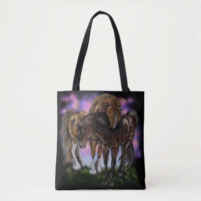 Tote Bag Dévotion équine (Devant)